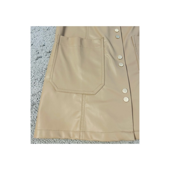 Zara Sleeveless Faux Leather Dress - Picture 7 of 10